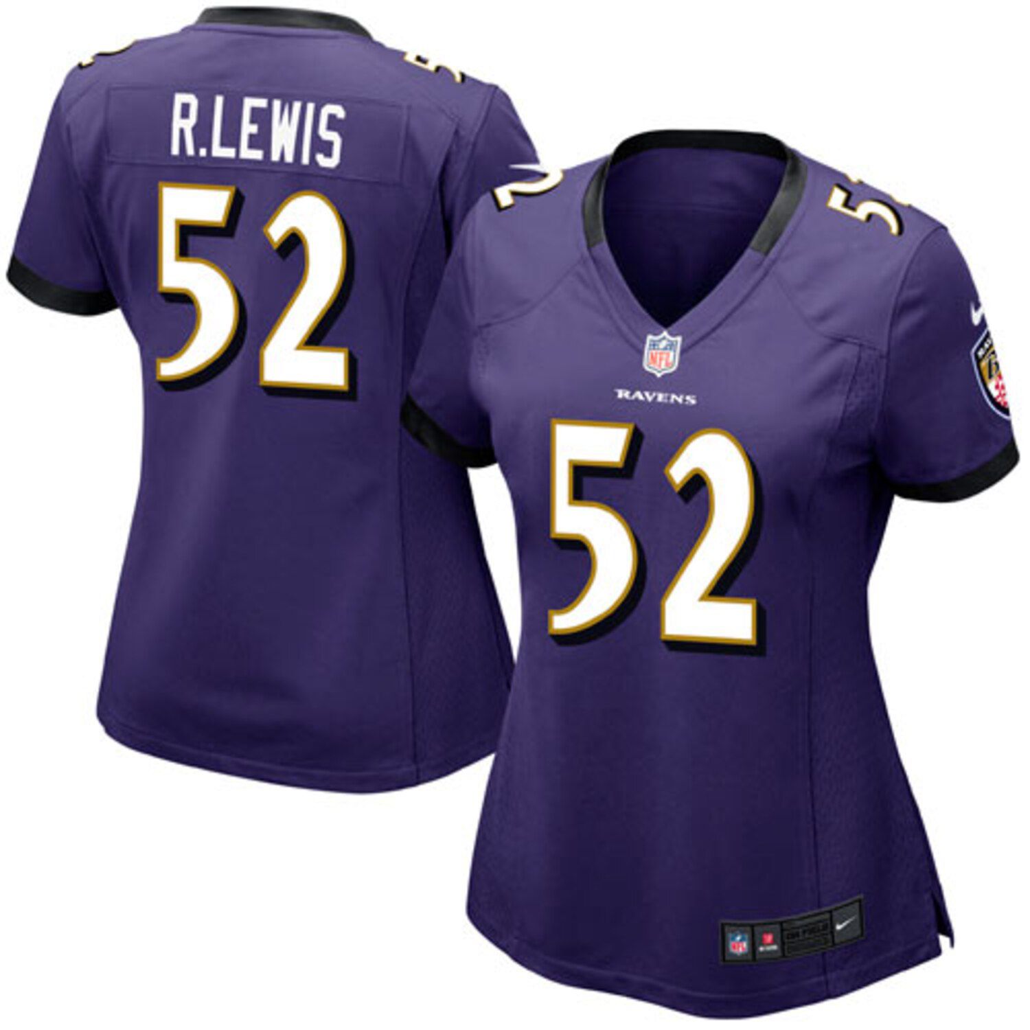 

Женское джерси Baltimore Ravens Ray Lewis Nike Purple Game Nike