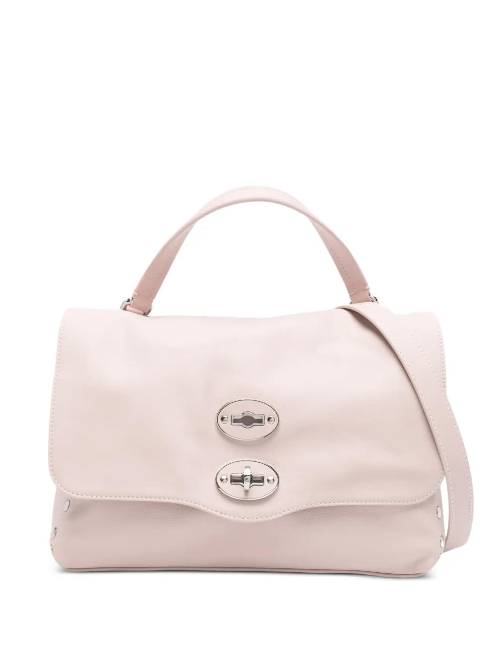 

Маленькая кожаная сумка-тоут Postina Zanellato, розовый