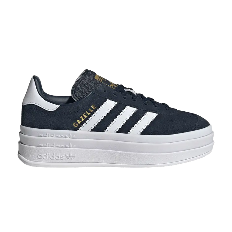 

Кроссовки adidas Gazelle Bold J Aurora Ink White, синий