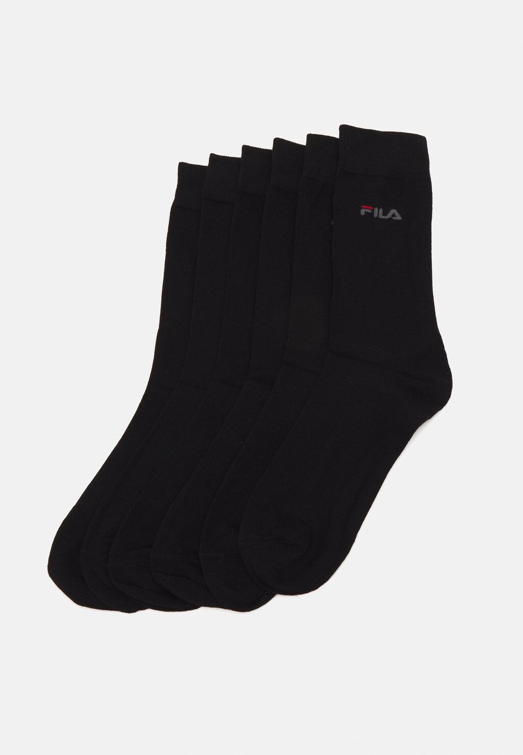 

Носки LIFESTYLE PLAIN SOCKS UNISEX 6 PACK Fila, цвет black
