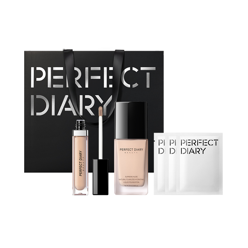 

Жидкий тональный крем с консилером макияж безупречный стойкий незаметный некомковатый PERFECT DIARY