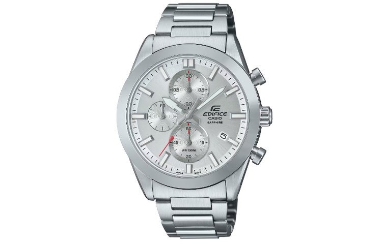 

CASIO Часы Men EDIFICE Silver Watch EFB-710D-7A, Silver Dial
