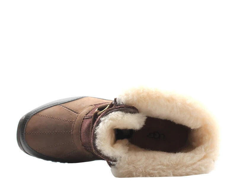 UGG Ostrander 1008125-STT Женские сапоги водонепроницаемые из прочной кожи US 6 GBNC456, коричневый — фото 4