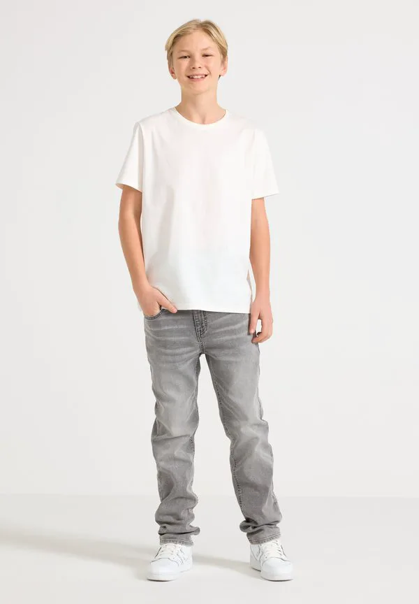 Джинсы staffan прямого кроя из суперэластичной ткани. Lindex, Grey