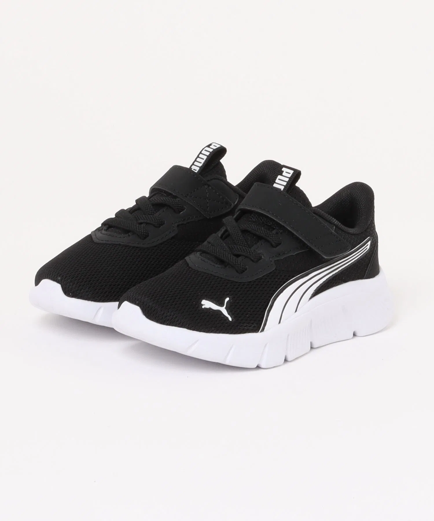 Детские кроссовки PUMA FLEXFOCUS MODERN AC+ PS лёгкие бело-чёрные