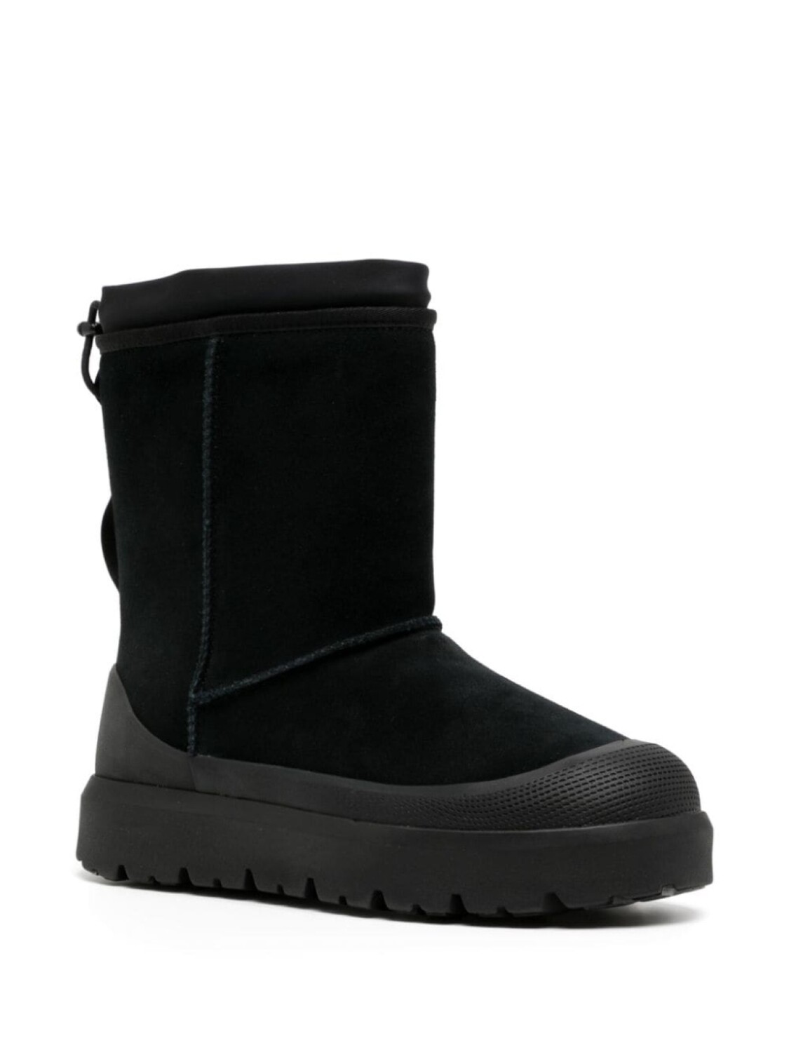 Ботинки мужские UGG зимние из кожи ягненка, черный — фото 2