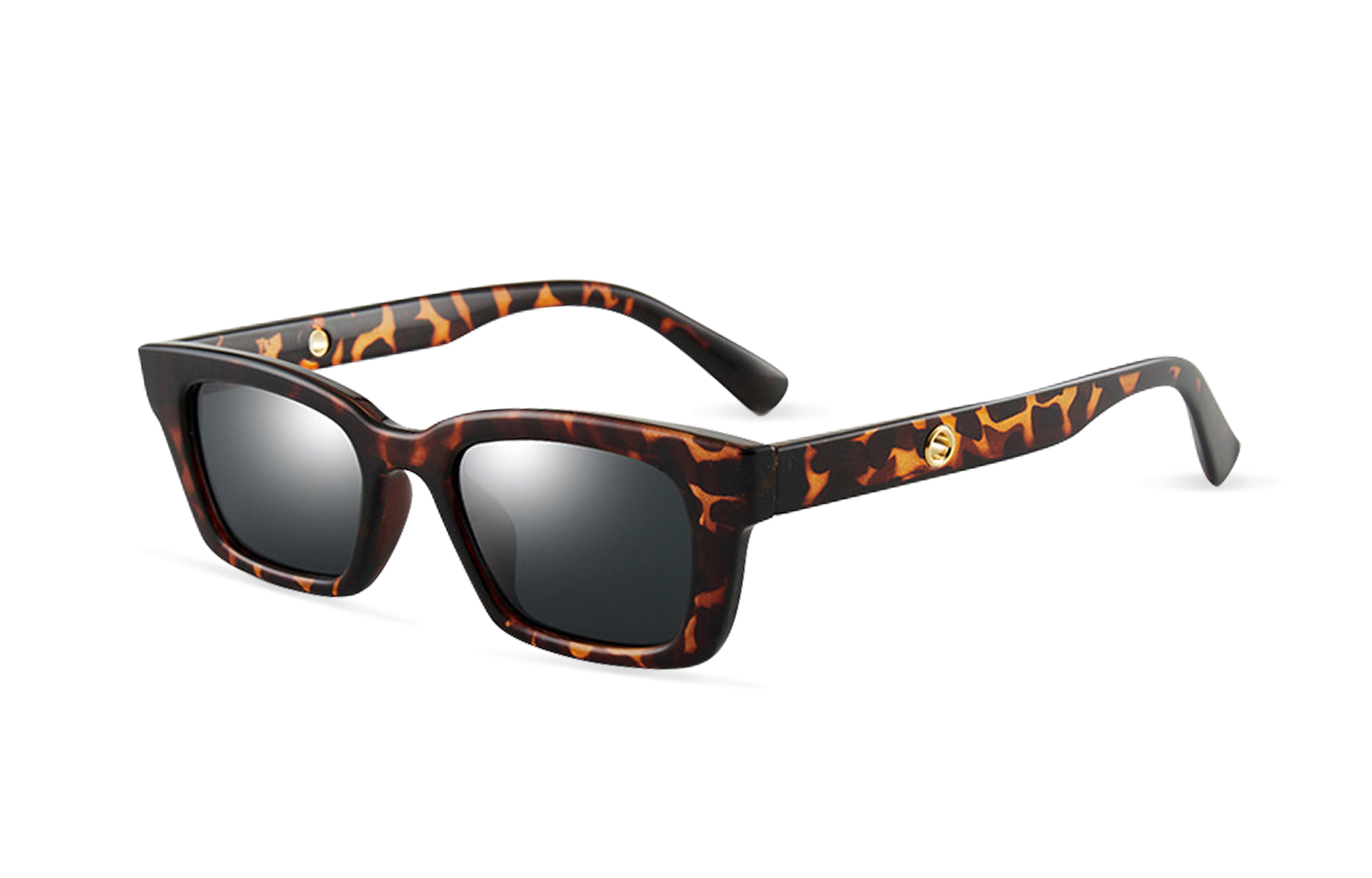 

CMFY Солнцезащитные очки Butterfly унисекс, Leopard Print Frame with Black Gray Lens