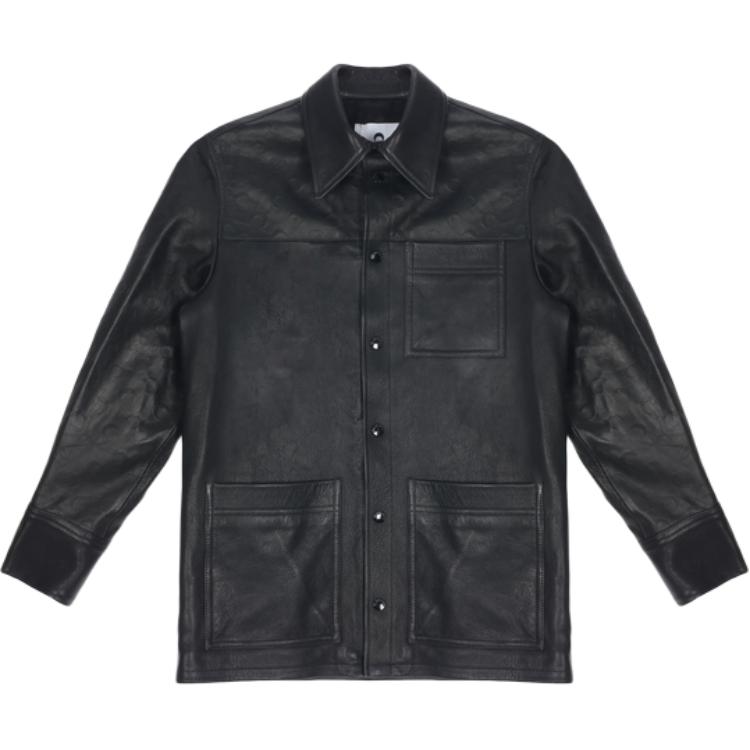 

Кожаная куртка AW25 Unisex Marine Serre, черный