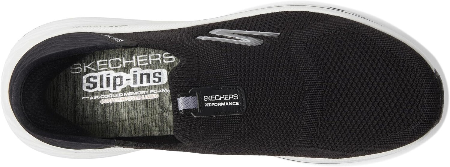 Кроссовки Max Cushioning Elite 2.0 Eternal Hands Free Slip-Ins SKECHERS, цвет Black/White — фото 2