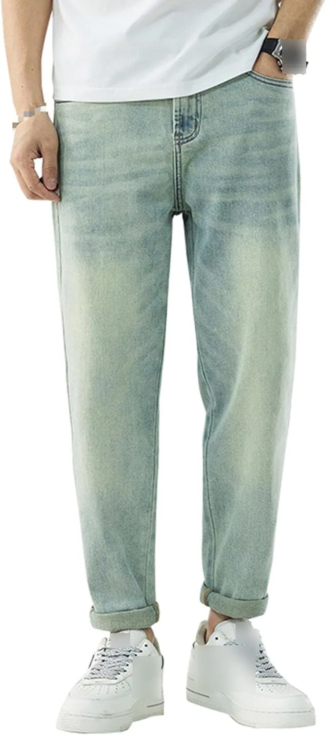 Джинсы прямого кроя, Relaxed Fit, Желтый