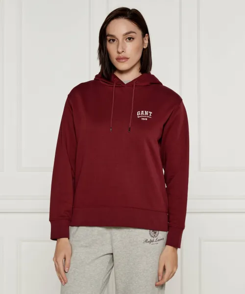 

Толстовка Relaxed fit Gant, красный