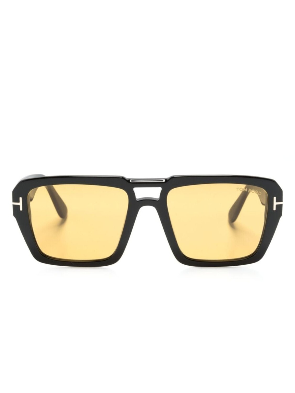 

TOM FORD Eyewear солнцезащитные очки-пилоты, черный