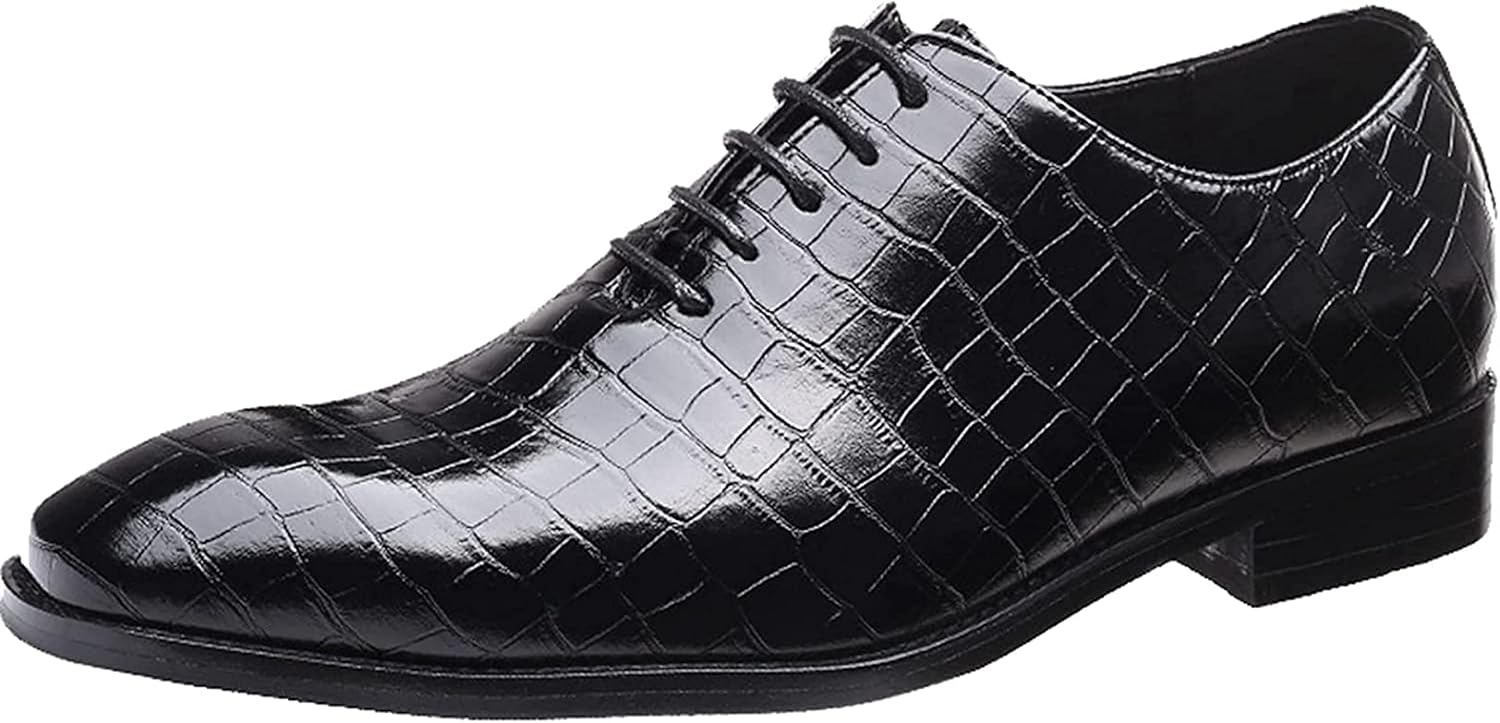 

Мужские туфли Yiozoi, легкие, нескользящие, с заостренным носком, шнуровкой, кожаные, для бизнеса, свадьбы, офиса, оксфорды, черный