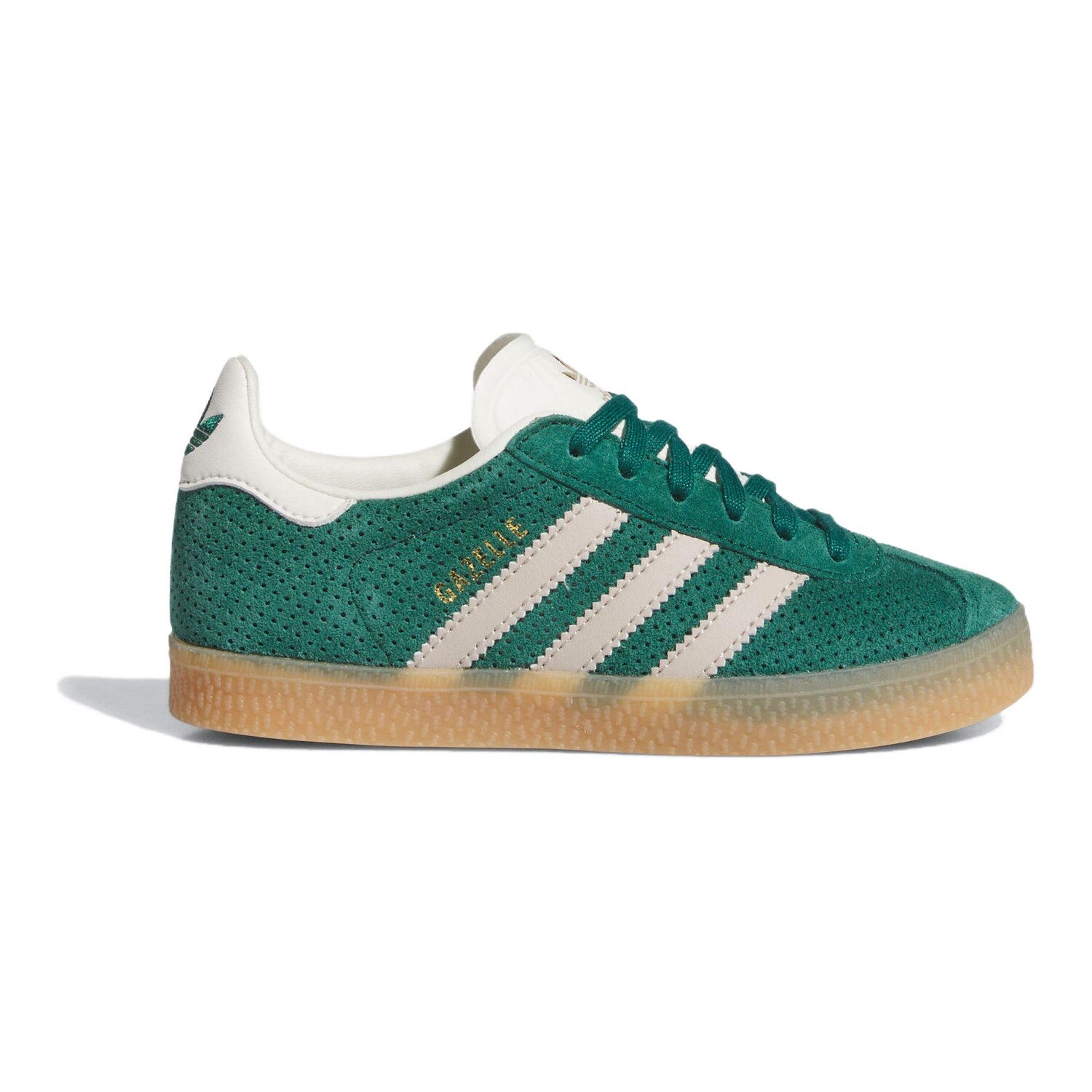 GAZELLE Kids Скейтбординг Кроссовки Детские Низкие Зеленые Adidas Originals, зеленый — фото 2