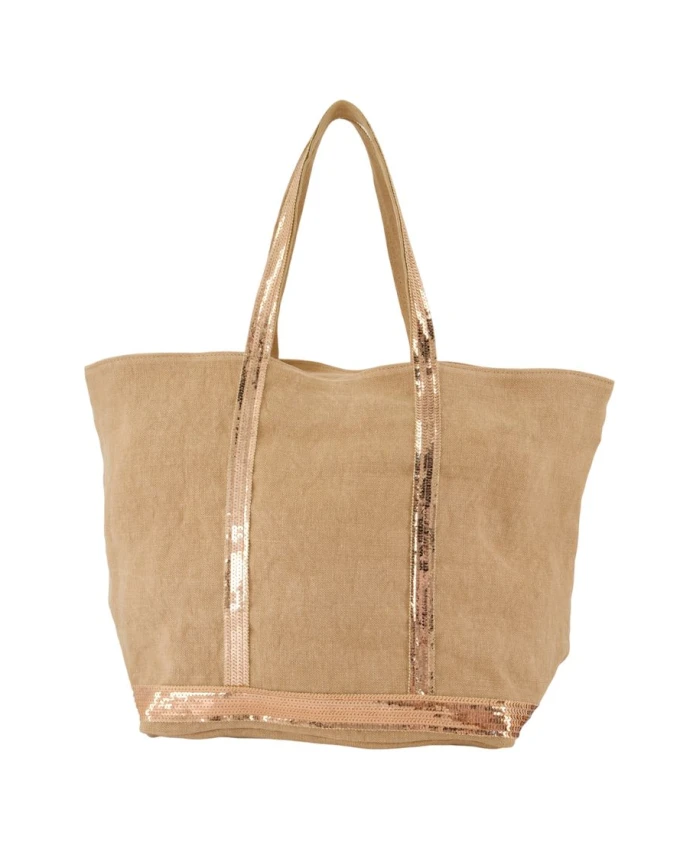 

Розовая льняная сумка-шоппер Vanessa Bruno, розовый