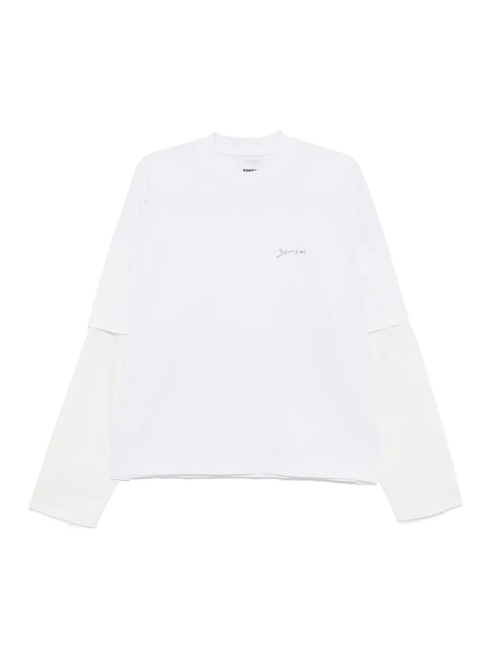 

Футболка с вышитым логотипом Bonsai, белый