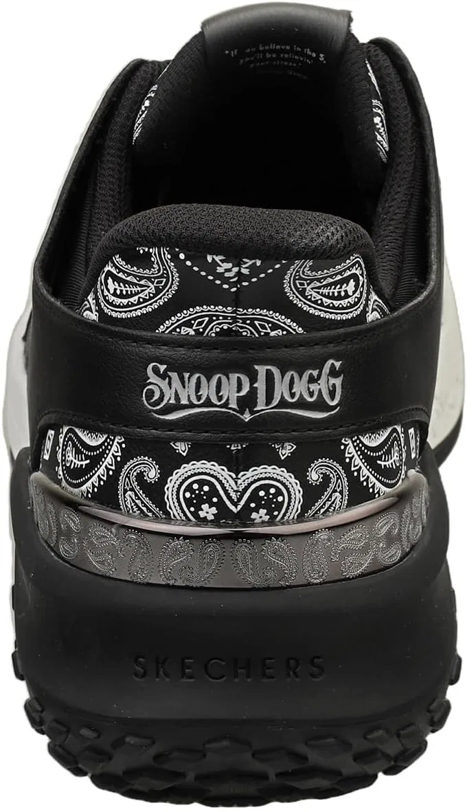 Мужские слипоны Skechers Snoop Sizzle Toke, Black (Black Leather) — фото 2
