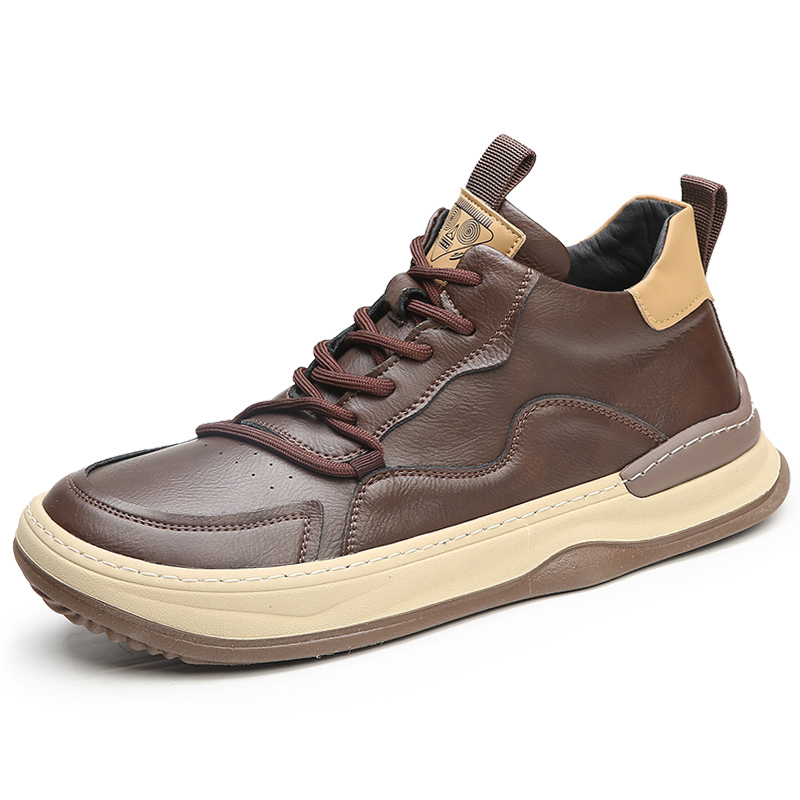 

Мужские повседневные туфли средней высоты KACHILANG, Brown (Unlined)