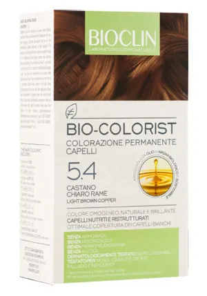 

Bioclin Bio-Colorist 5.4 Светло-коричневая медная натуральная краска для волос