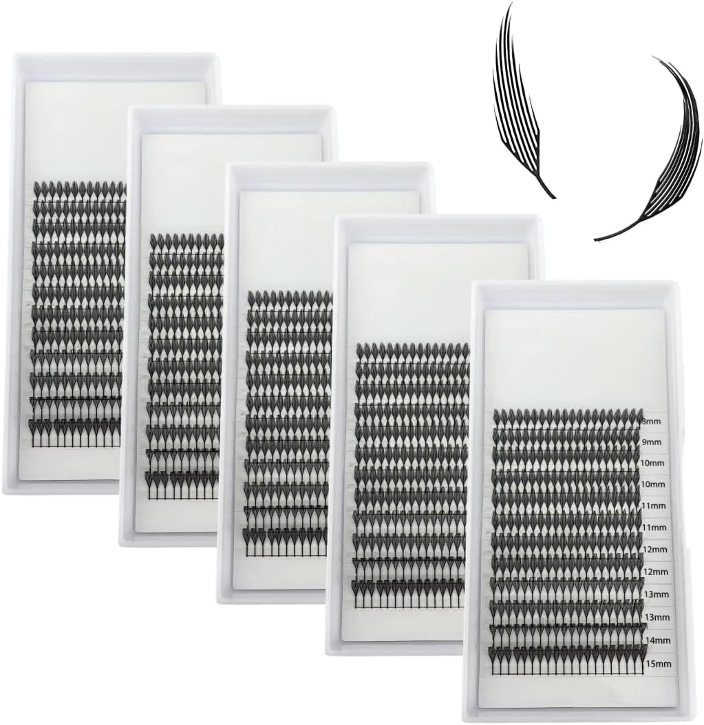 Ресницы накладные точечные ME.LASH Spire C-0.07 мм 5 шт