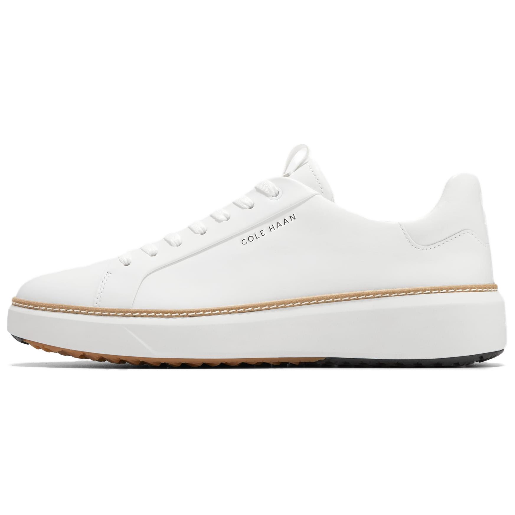 COLE HAAN Антискользящие износостойкие низкие скейтерские кроссовки мужские белые Box - White, цвет White (Box) — фото 2