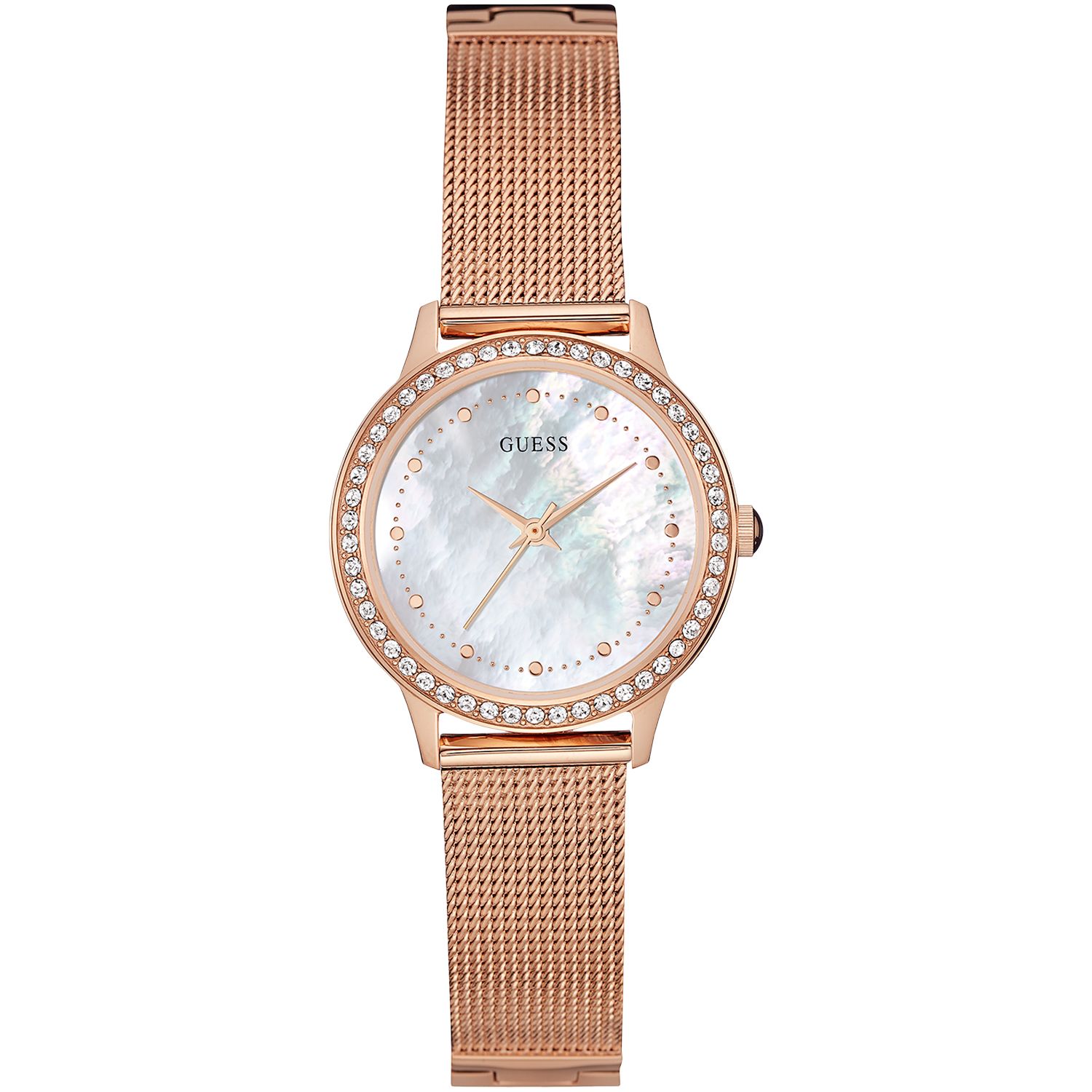 

Женские часы из розового золота GUESS