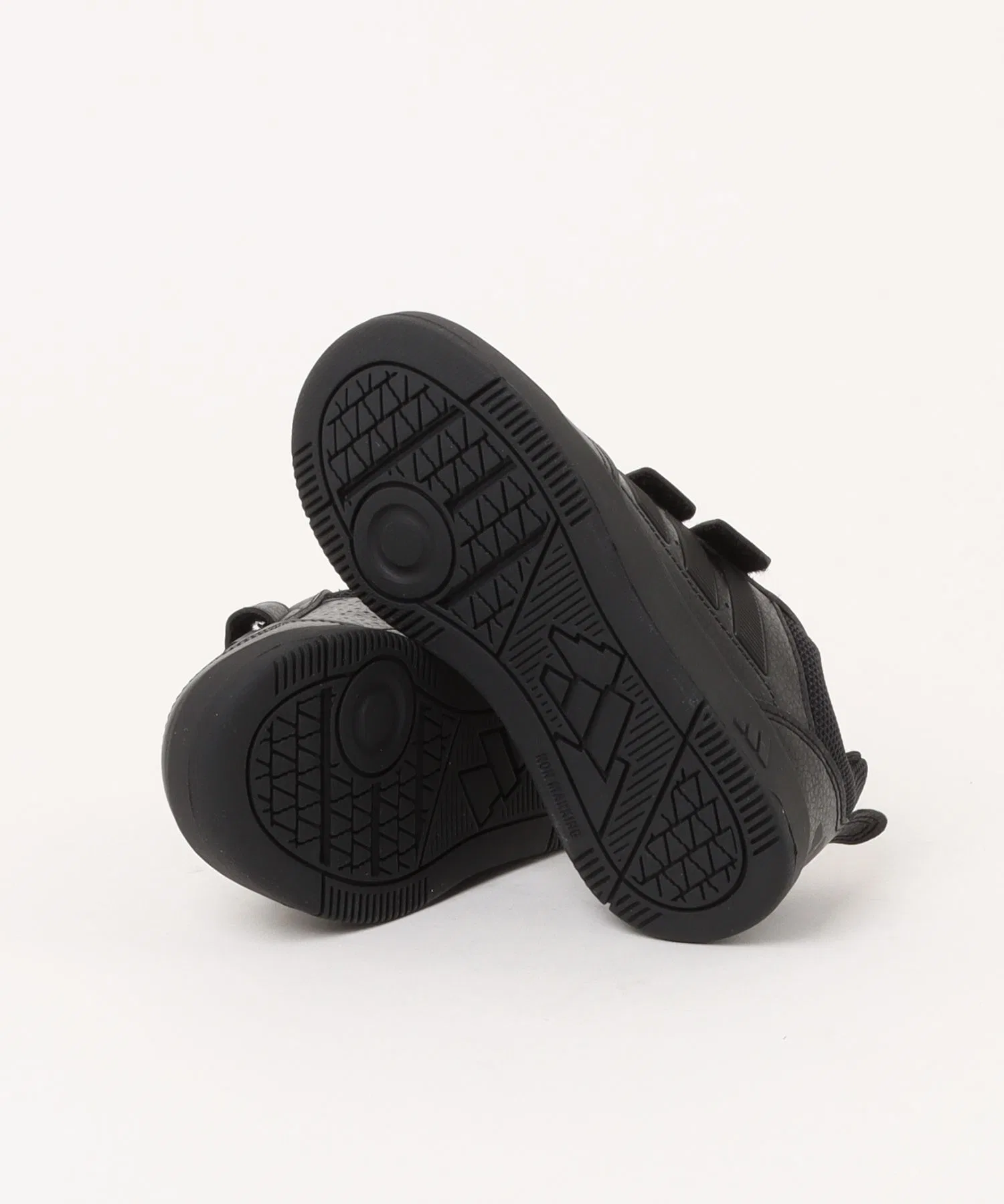 Детские кроссовки Adidas Tensaur Sport 3.0 CF K чёрные с белым — фото 3