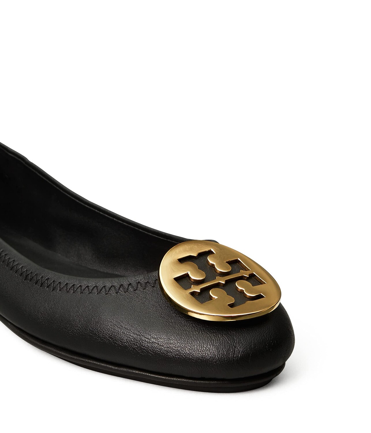 Обувь на низком каблуке Tory Burch Minnie Travel Ballet w/ Metal Logo — фото 3
