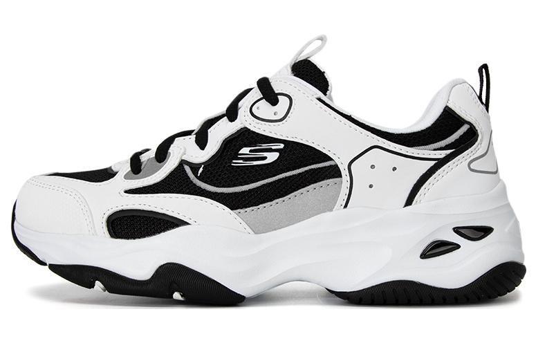 

Кроссовки Skechers D'Lites 4.0 Shoes 'White Black' Women's, Черный, Кроссовки Skechers D'Lites 4.0 Shoes 'White Black' Women's