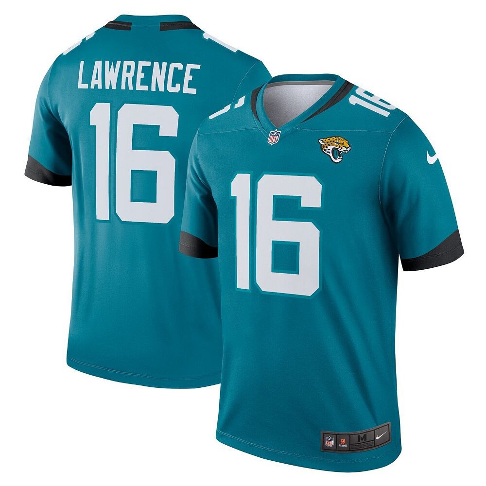 

Мужская джерси Nike Trevor Lawrence Тил Джексонвилл Ягуарс Легенда, цвет Jag Blue