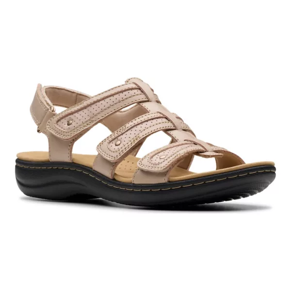Сандалии Laurieann Ivy из натуральной кожи для женщин Clarks, цвет sand