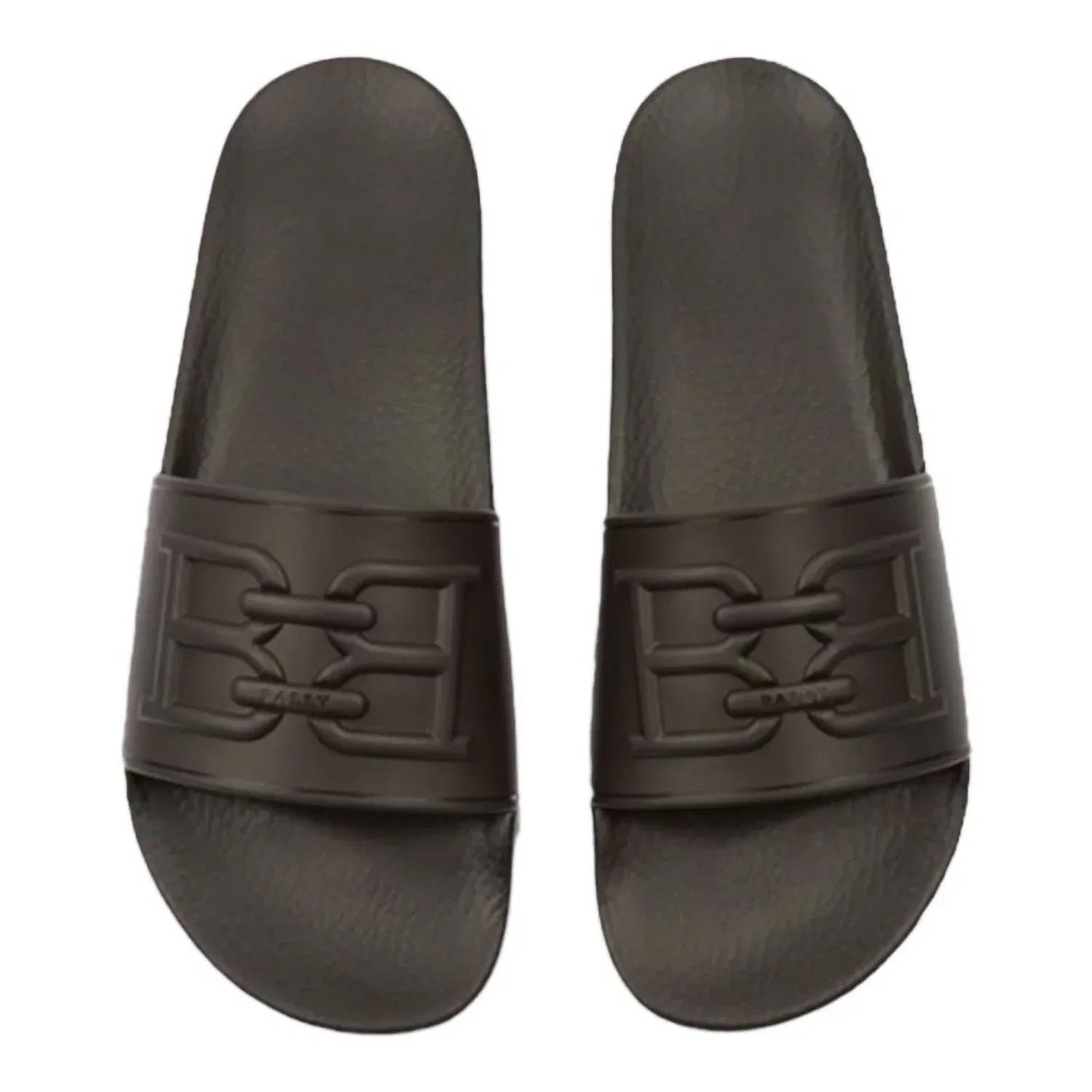Bally Мужские сандалии-шлепанцы Scotty 6300476 из черной резины — фото 2