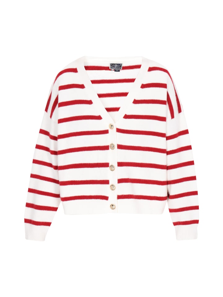 

Спортивная куртка DreiMaster Maritim, цвет offwhite red stripe