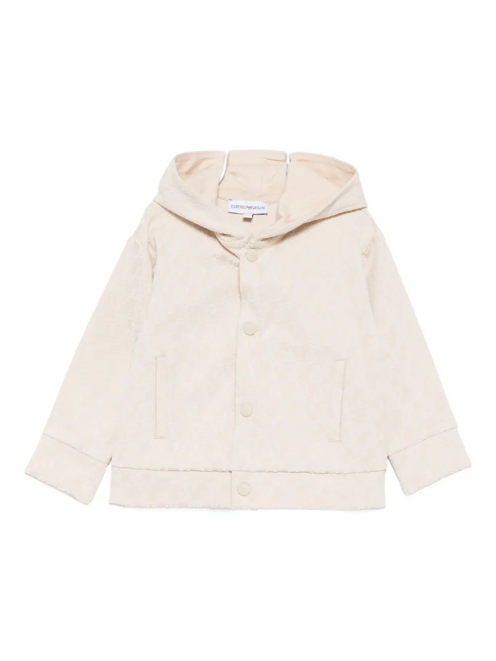 

Куртка с монограммой Emporio Armani Kids, нейтральный