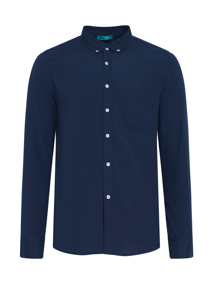 

TOOCHE Рубашка "Океан" синего цвета