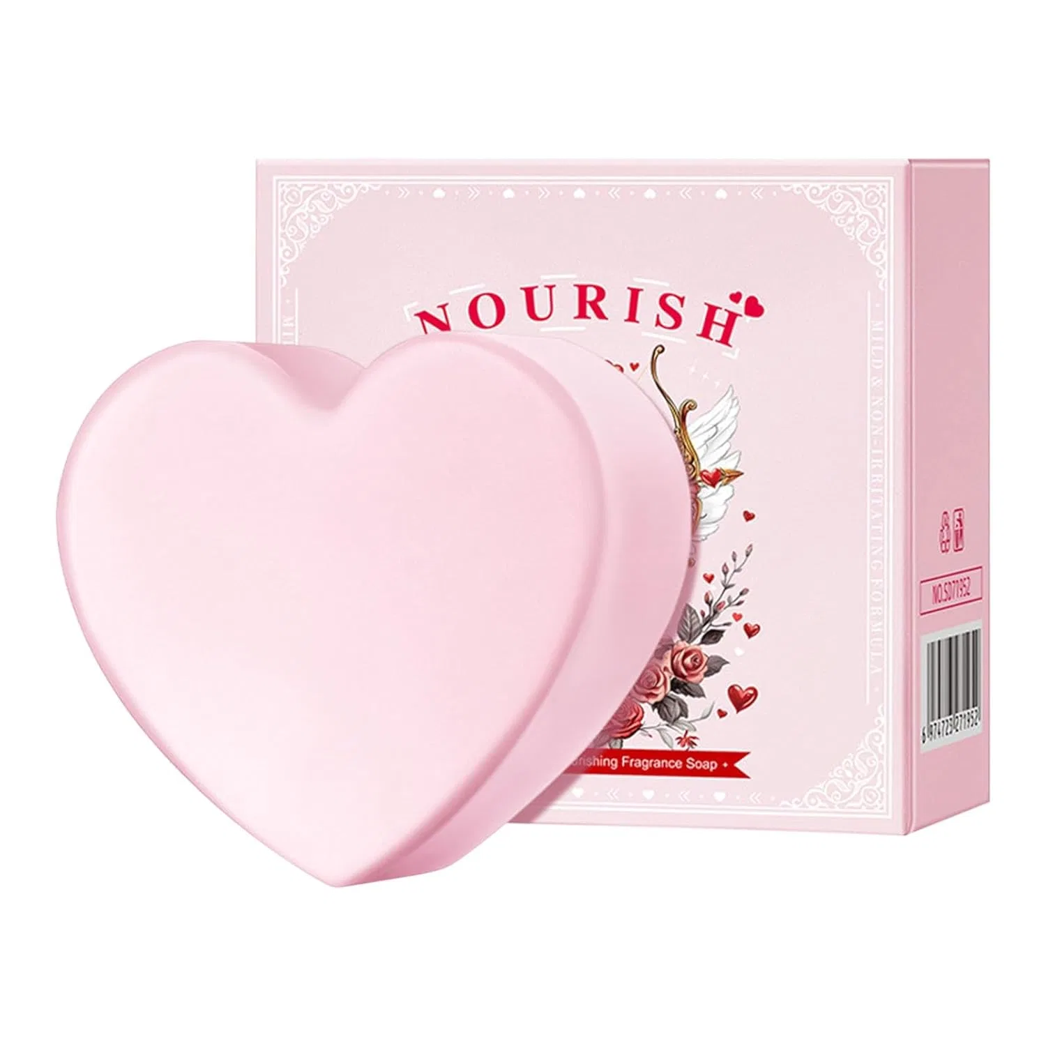 Натуральное розовое мыло с розовым маслом, 100 г Ovelle, 1Pc