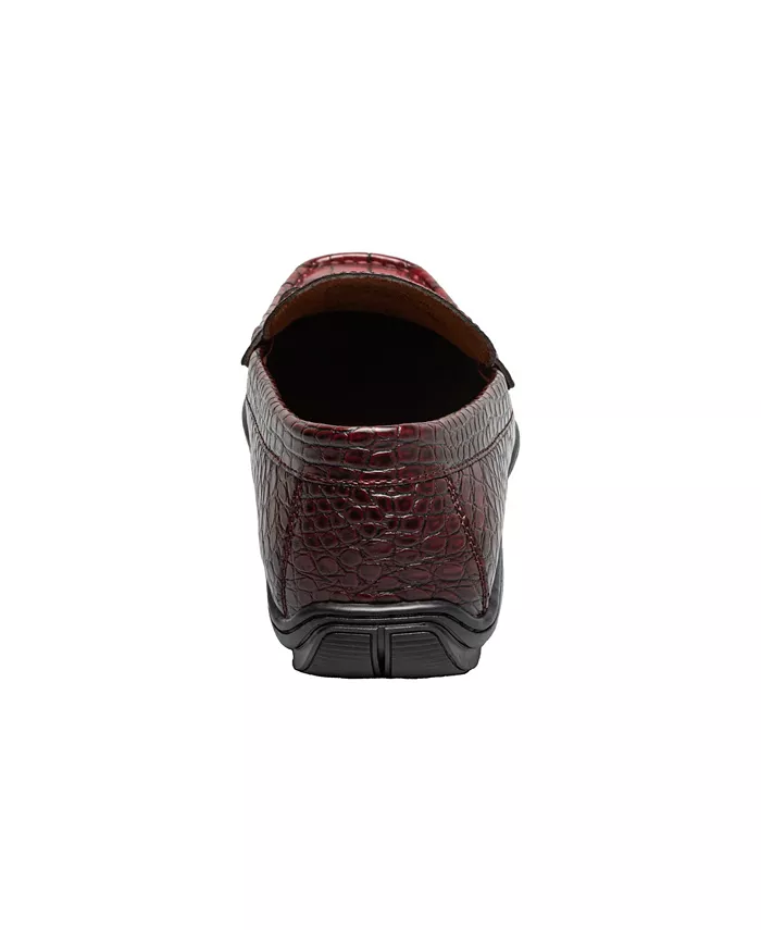Мужские лоферы Embrey Moc Toe Bit Slip On Stacy Adams, фиолетовый — фото 4