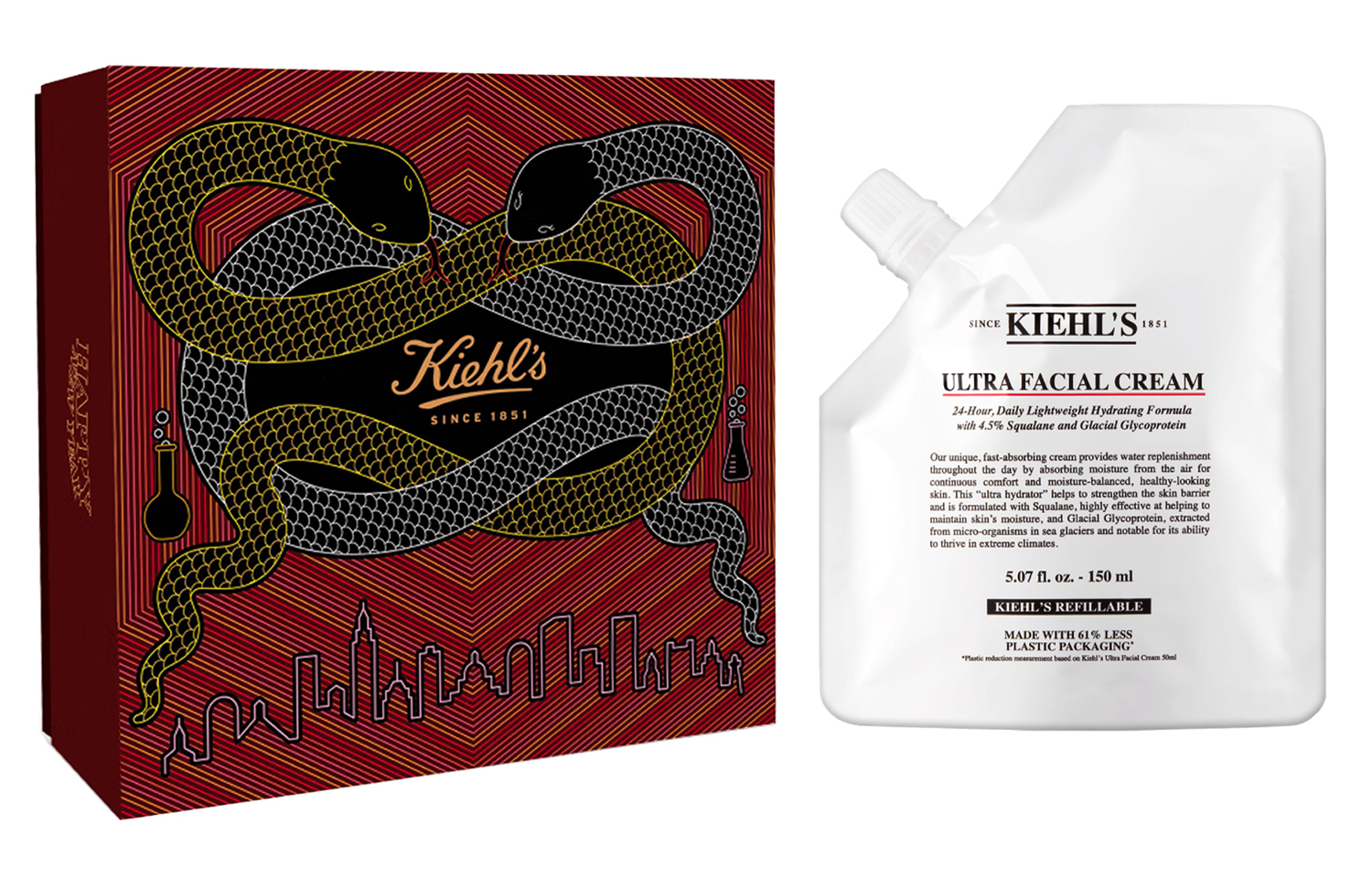 

Keyanshi новогодний лимитированный увлажняющий крем для лица refill успокаивающий гидратирующий восстанавливающий anti-age 150 мл Kiehl's