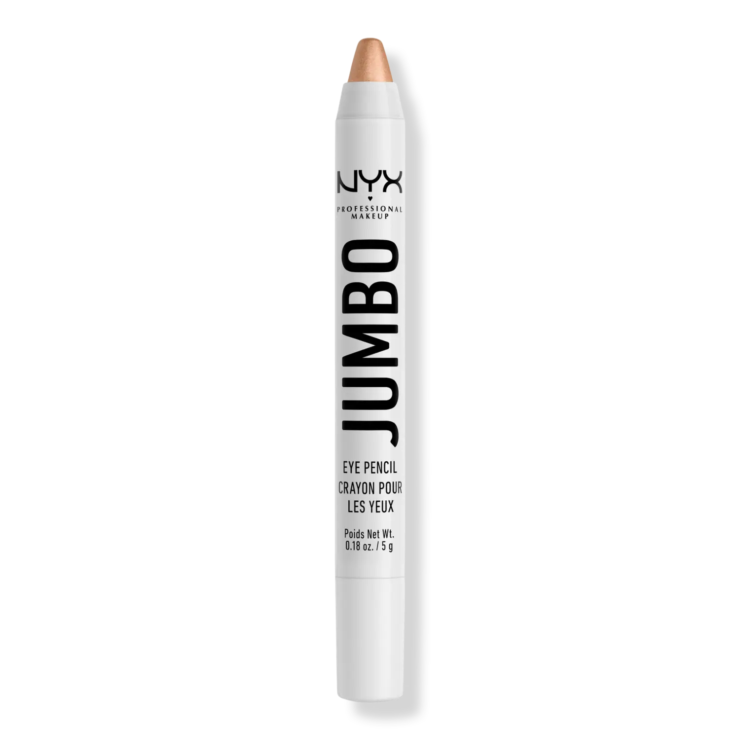 

Большой карандаш для глаз, универсальные тени для век, карандаш для подводки глаз. NYX Professional Makeup, Frosting (champagne)