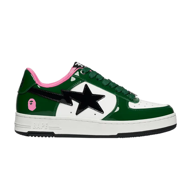 

Кроссовки BAPE Bapesta #1 M2 Green Pink, зеленый