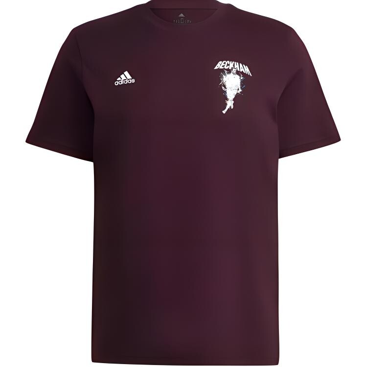 

Футболка LES MILLS мужская, темно-бордовая Adidas, цвет Shadow Maroon