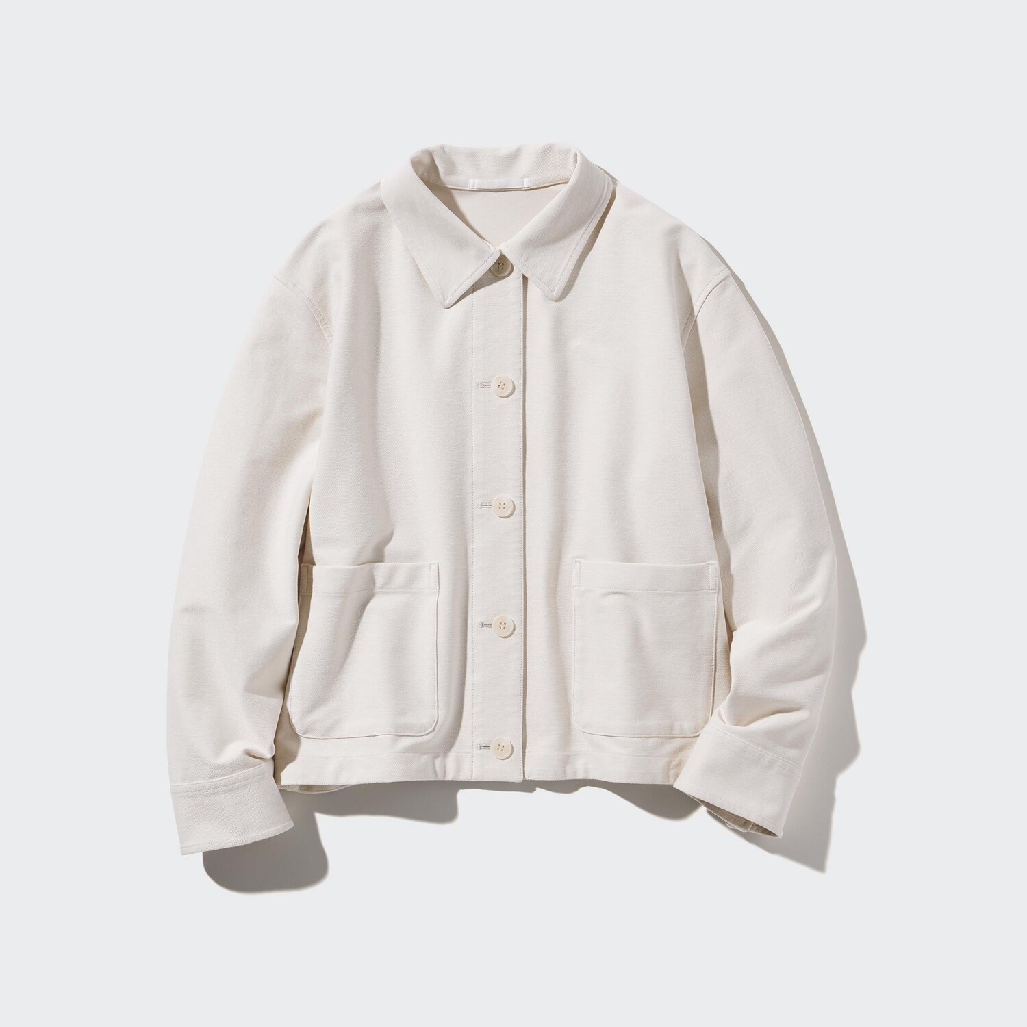 

Куртка из джерси UNIQLO, 30 кремовый