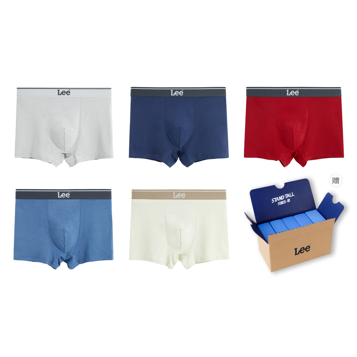 

Lee Подарочный набор мужского белья 5 предметов