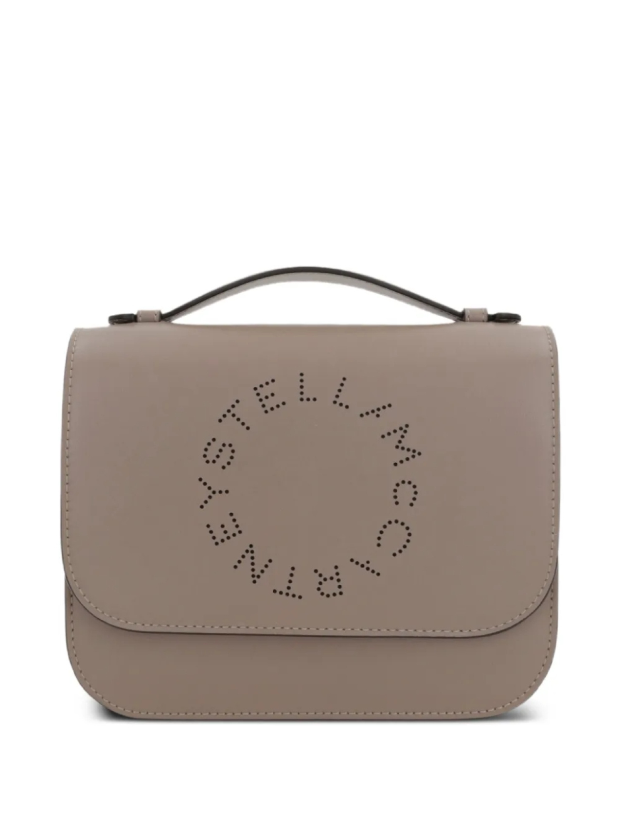 

Сумка через плечо Stella McCartney с перфорированным логотипом, нейтральный