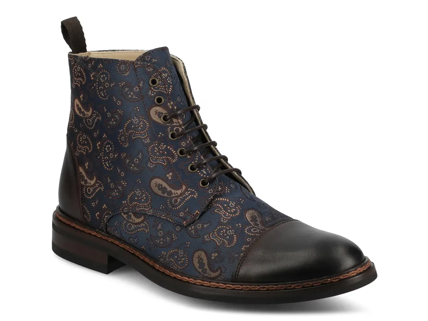 

Ботинки Jack Cap Toe Taft, Brown Paisley Print