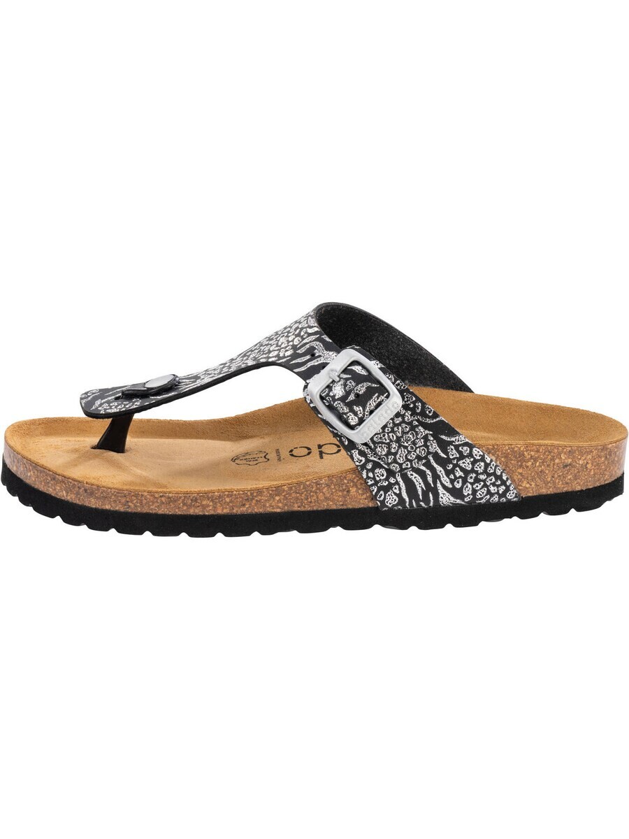 Сандалии с т-образным ремешком Palado T-Bar Sandals Kos, цвет black/silver — фото 2