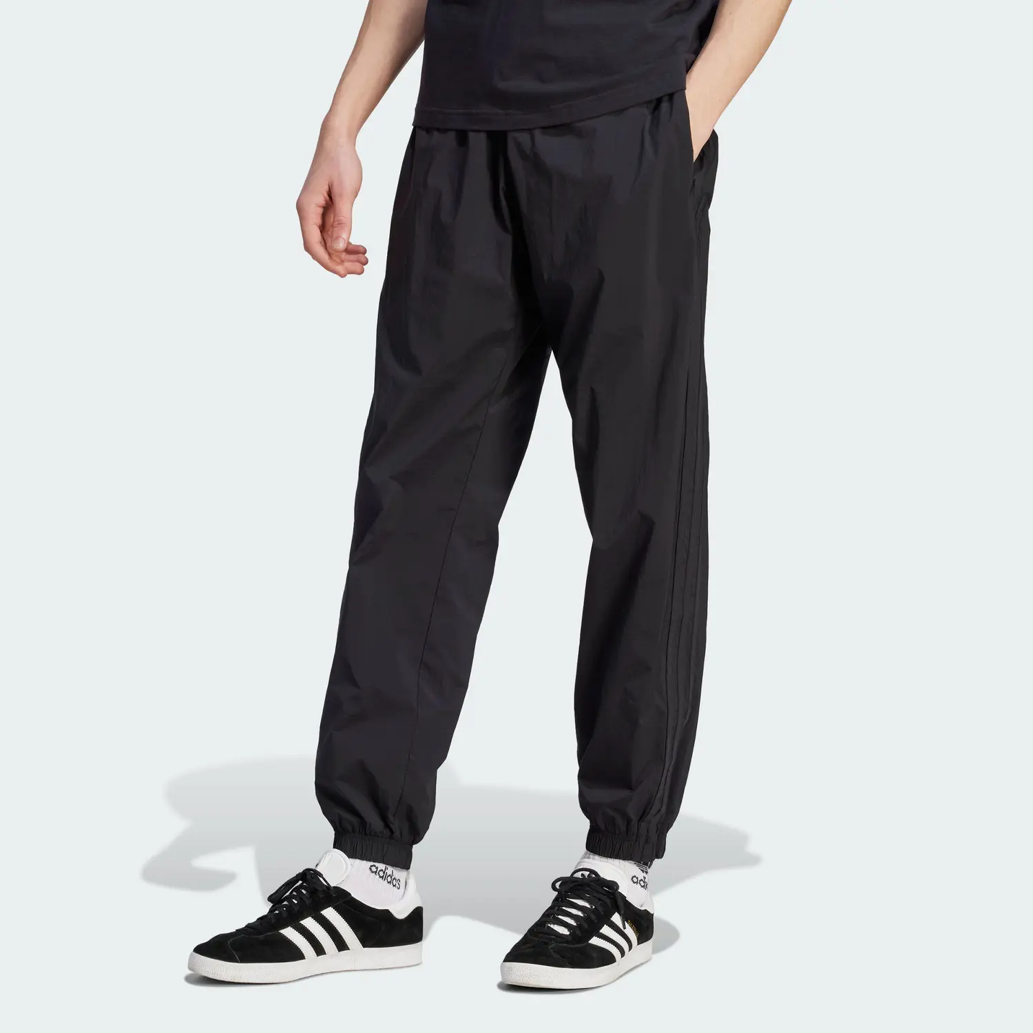 SST трикотажные спортивные штаны мужские черные Adidas Originals, черный