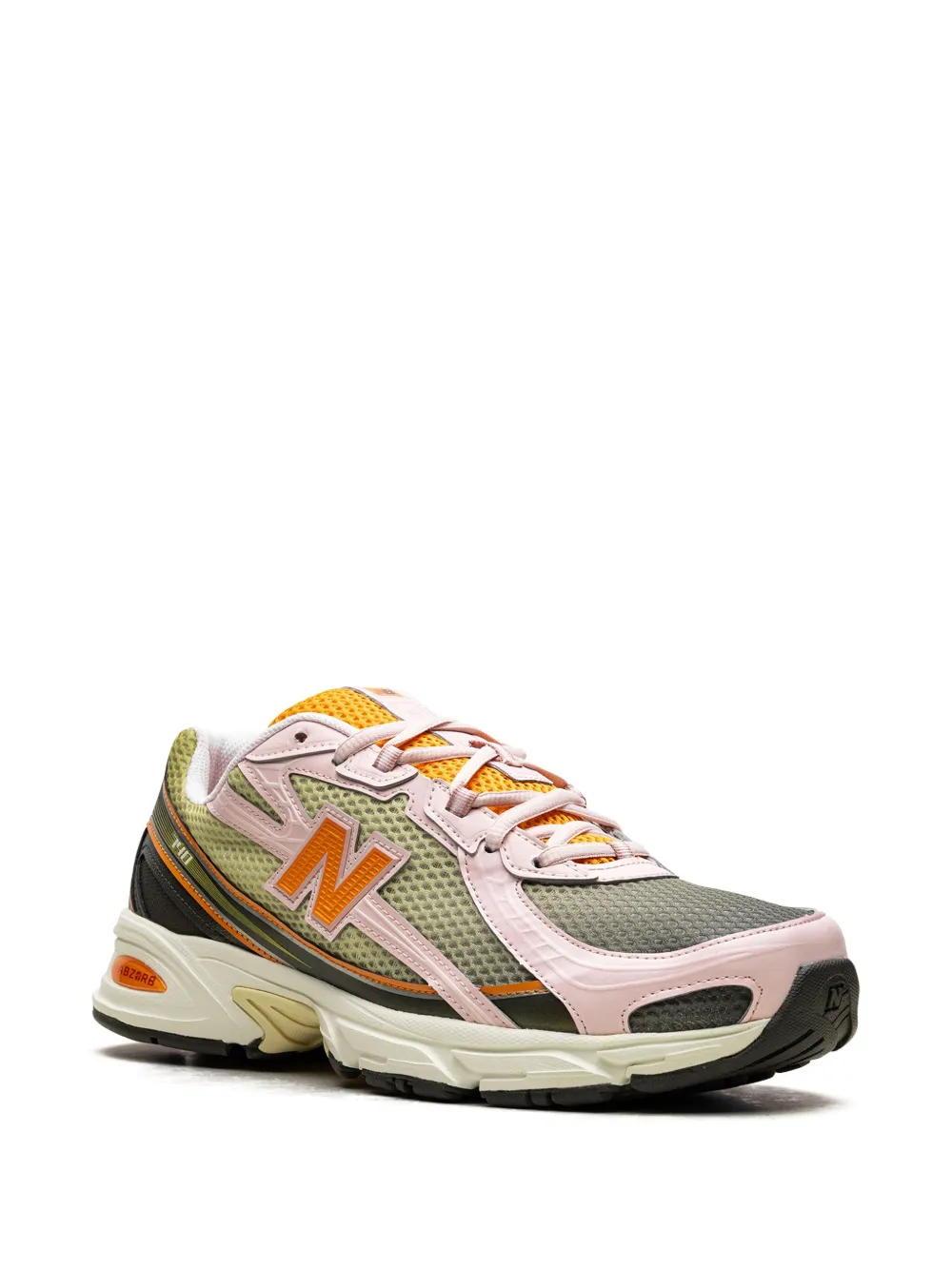 Кроссовки 740 Concepts Saignée - Icy Pink/Forest Night/Flame Orange/Sylvan Green NEW BALANCE, розовый — фото 2