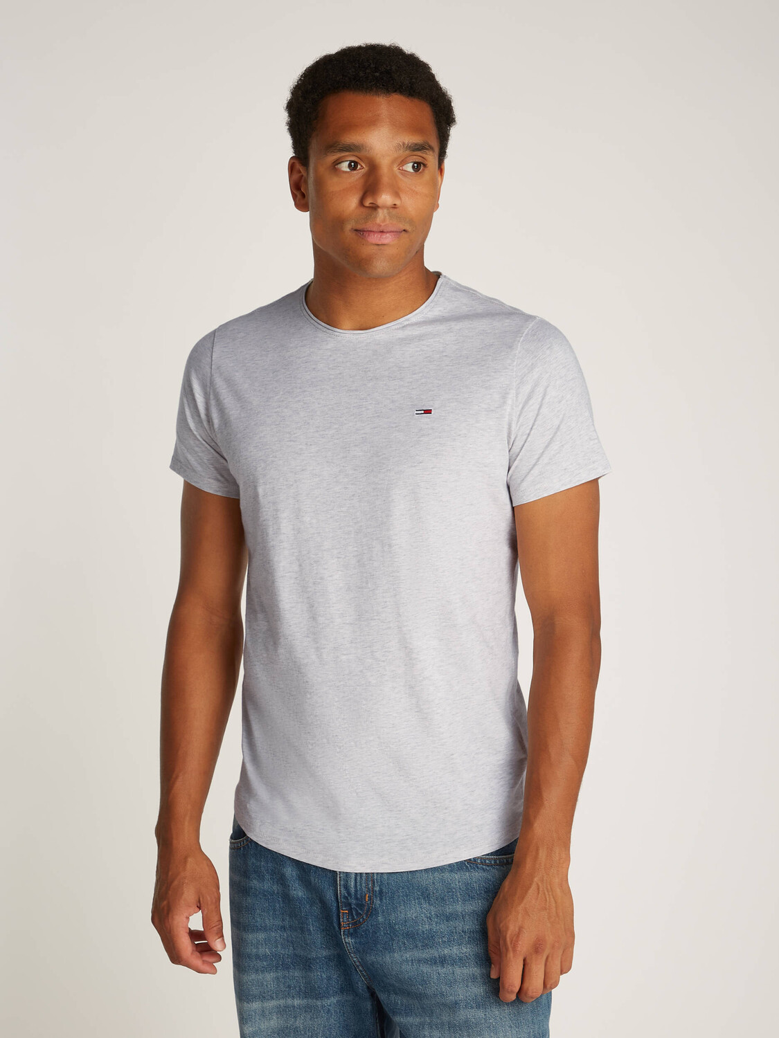 

Футболка Tommy Jeans JASPE Slim Fit, серый