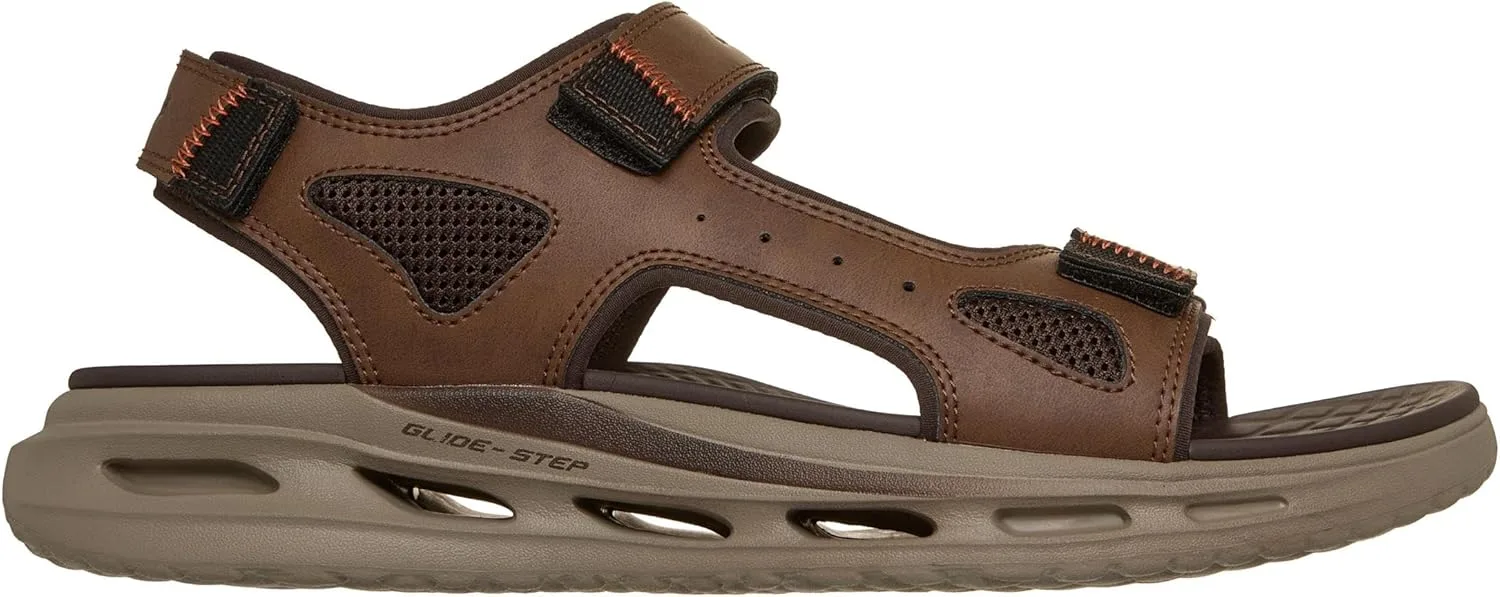 Мужские сандалии Skechers Orvan SD, коричневый — фото 4